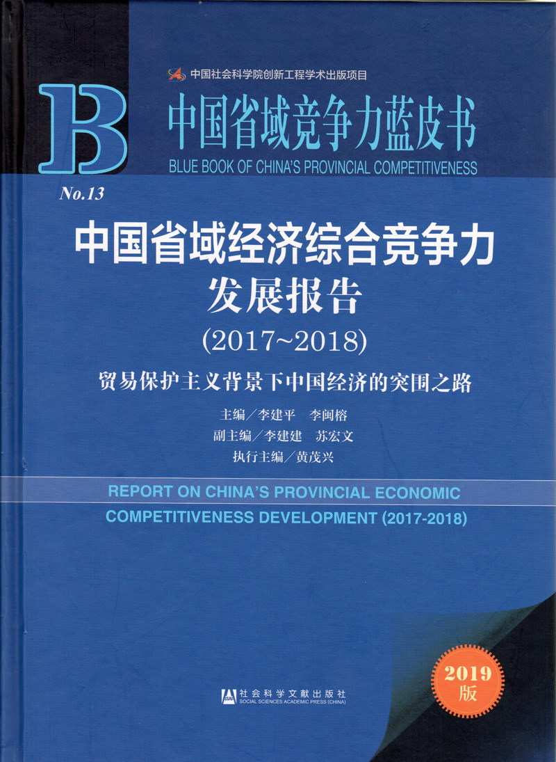 欧美大黑吊操逼视频中国省域经济综合竞争力发展报告（2017-2018）